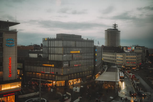 Skyline einer Stadt