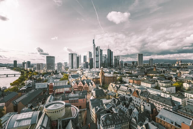 Skyline einer Stadt