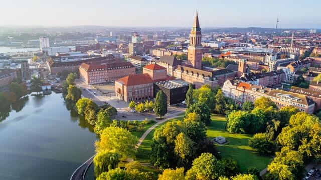 Skyline einer Stadt