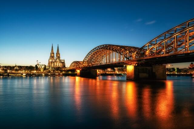 Skyline einer Stadt