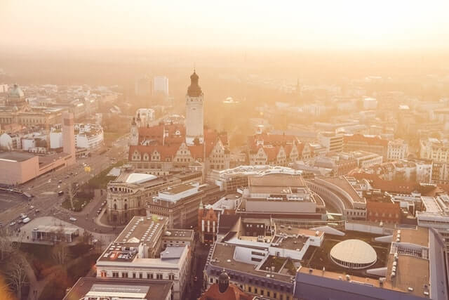 Skyline einer Stadt