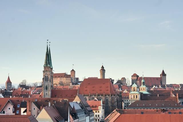 Skyline einer Stadt