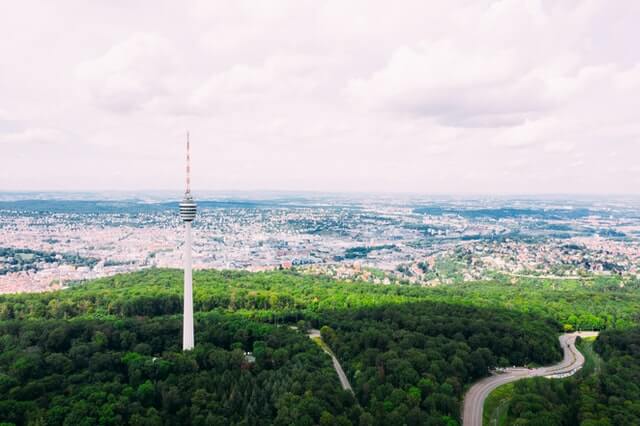 Skyline einer Stadt